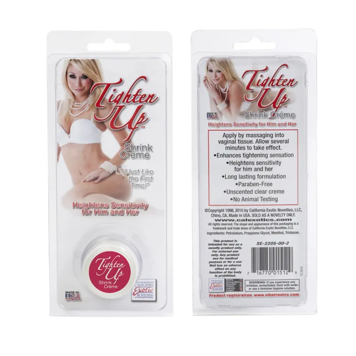 Male Sex Toys Tightenup Shrink Cream PACK OF 2 California Exotic
