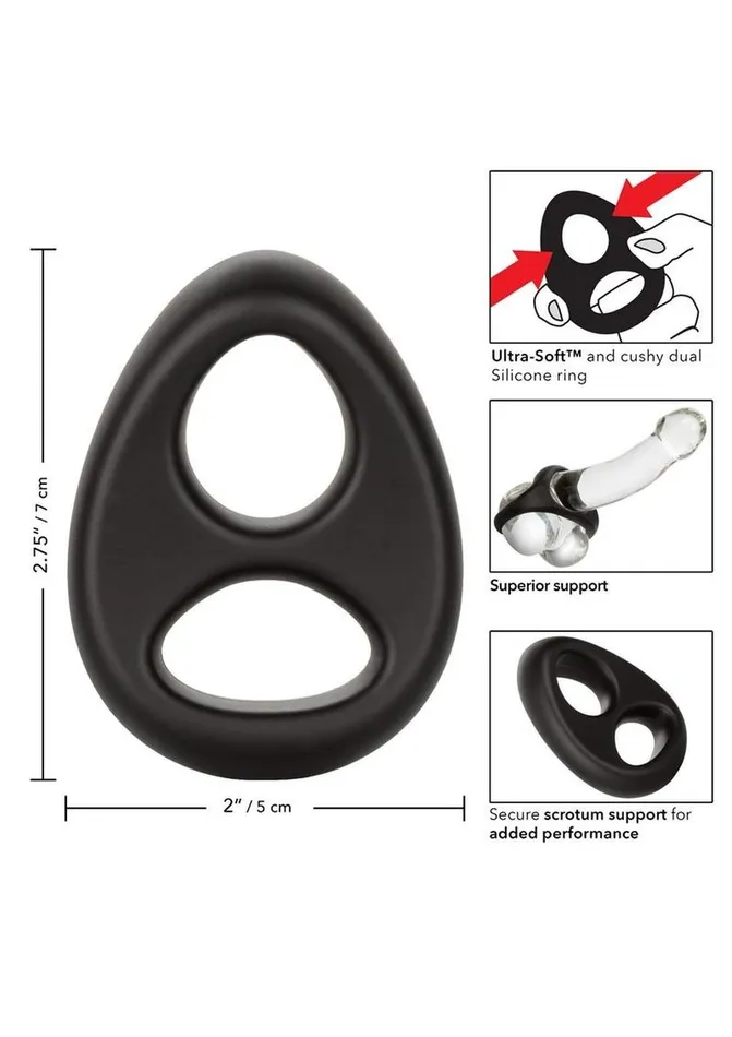 Male Sex Toys UltraSoft Dual Ring Silicone Cock Ring Rings Male Sex Toys UltraSoft Dual Ring Silicone Cock Ring Rings