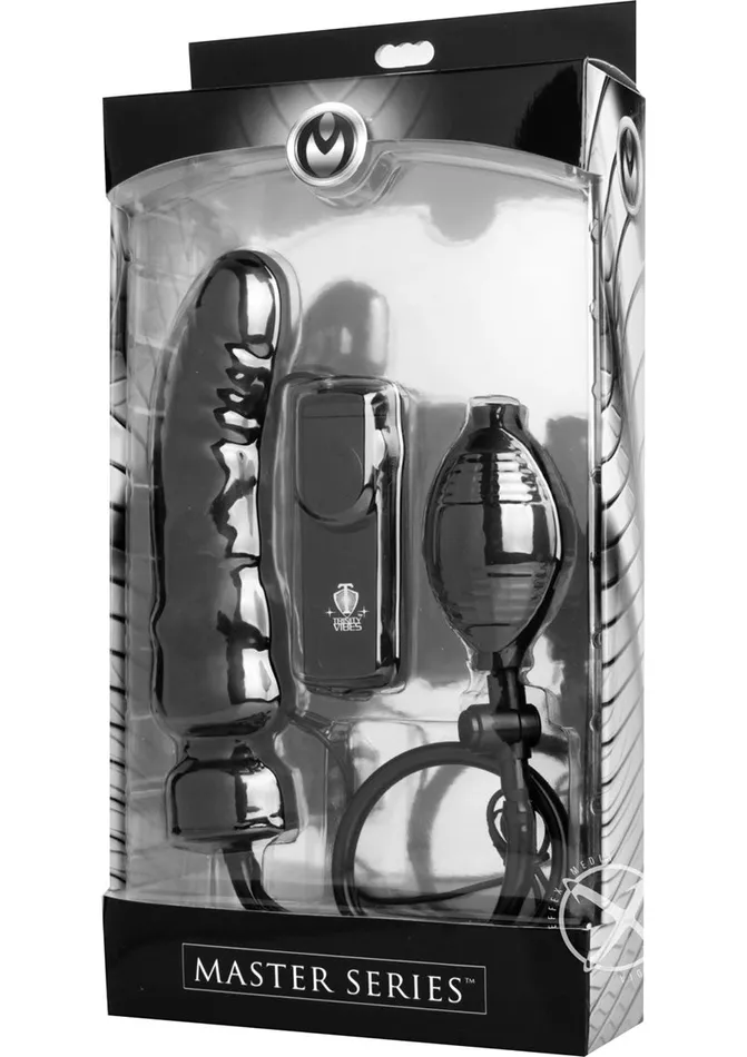 Master Series Master Series Ravage Vibrating Inflatable 75in Dildo Female Sex Toys