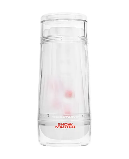 Maxtasy Show Master NonRealistic Stroker Clear Maxtasy Male Sex Toys