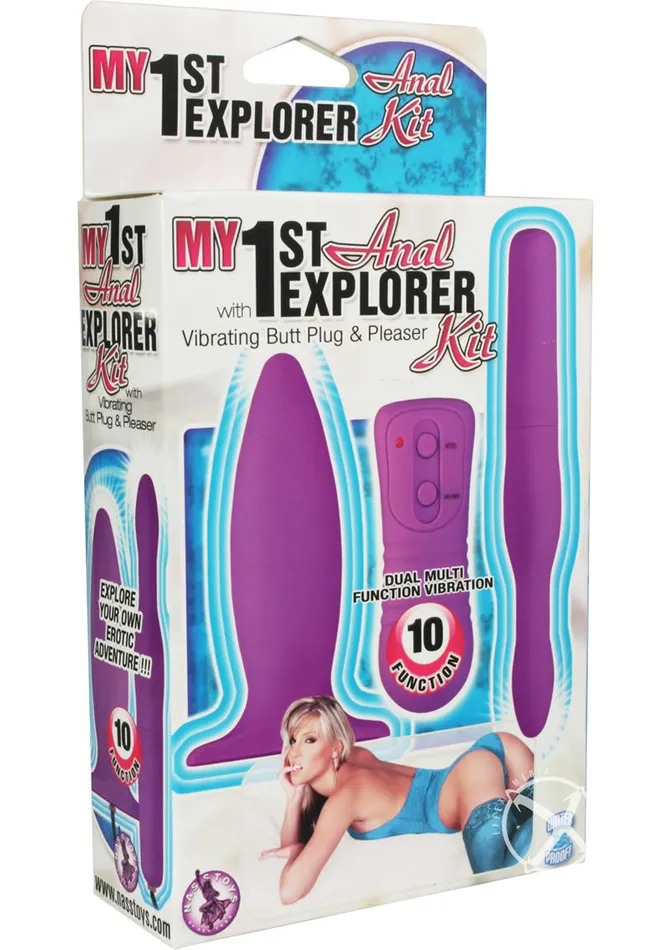 My 1st Anal My 1st Anal Explorer Kit Vibrating Butt Plug and Explorer My 1st Anal My 1st Anal Explorer Kit Vibrating Butt Plug and Explorer