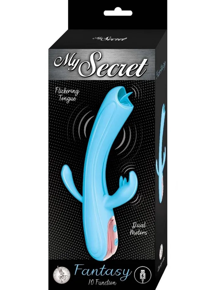 My Secret Fantasy Rechargeable Silicone Flickering Tongue Vibrator My Secret Female Sex Toys