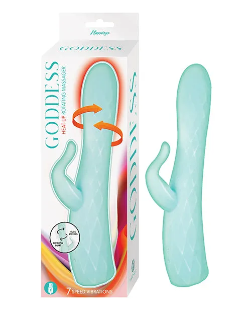Nasstoys Vibrators Goddess Heatup Rotating Vibrator Aqua