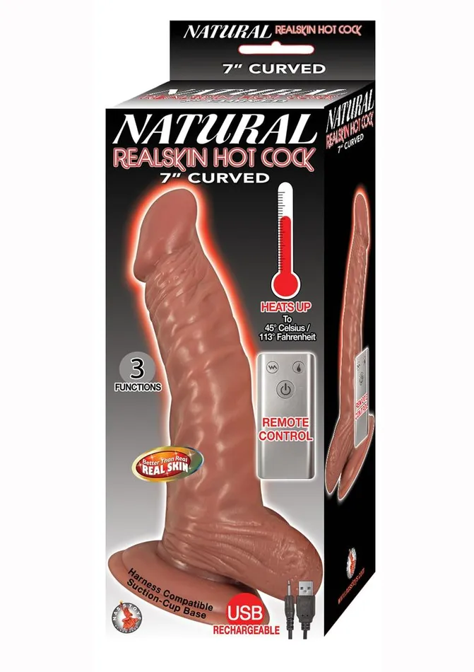 Natural Realskin Hot Cock Curved Warming Rechargeable Dildo Natural Female Sex Toys Natural Realskin Hot Cock Curved Warming Rechargeable Dildo Natural Female Sex Toys