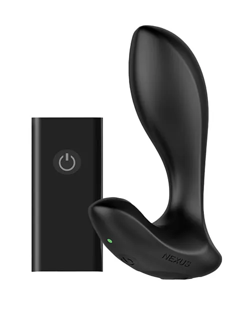 Nexus Duo Vibrating Butt Plug Black Libertybelle Marketing Anal