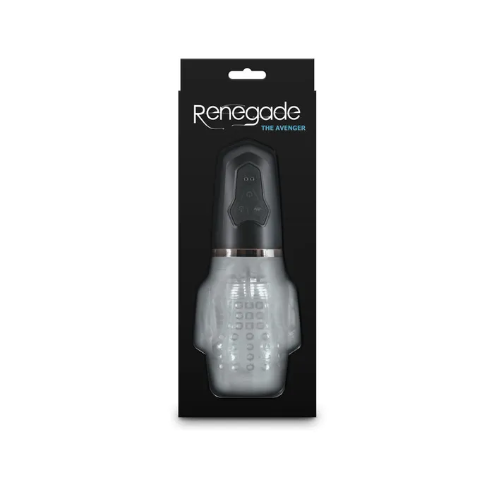 NS Novelties Male Sex Toys Renegade Avenger ClearBlack USB Rechargeable Sucking Masturbator NS Novelties Male Sex Toys Renegade Avenger ClearBlack USB Rechargeable Sucking Masturbator