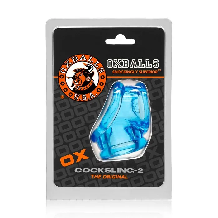 Oxballs Cocksling 2 Ice Blue Ox Balls Vibrators