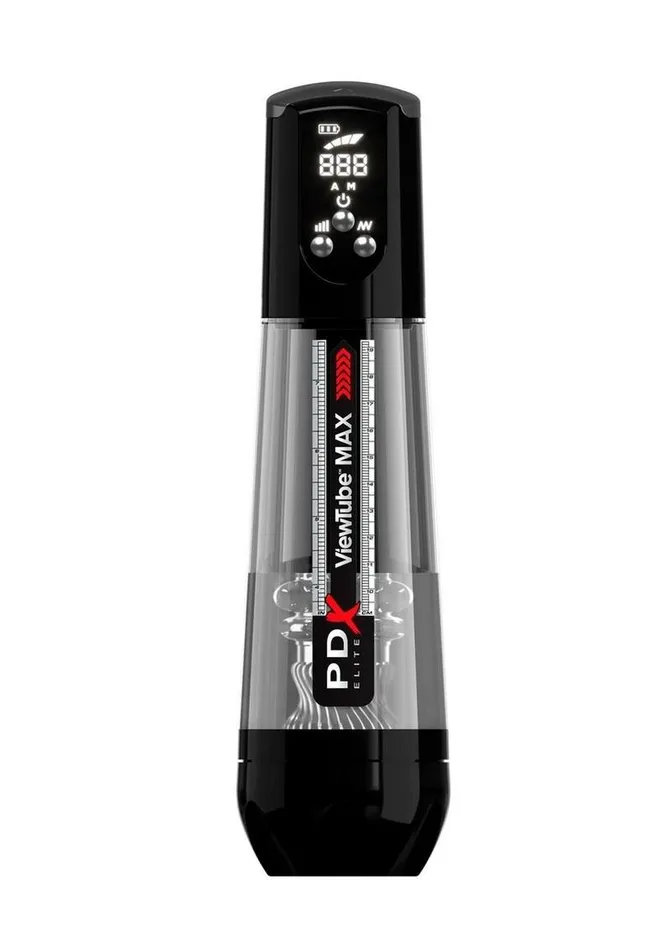 PDX Elite Male Sex Toys Pdx Elite Viewtube Max View Rechargeable Stroker
