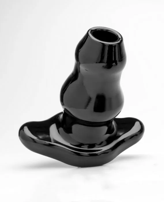Perfect Fit Perfect Fit Double Tunnel Plug Black Medium Anal