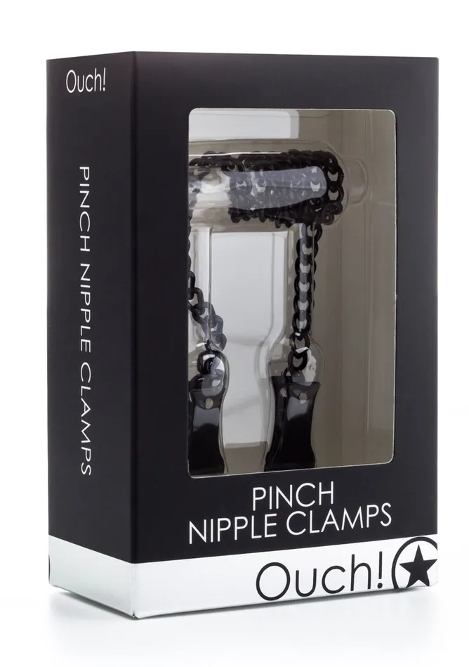Pinch Nipple Clamps Black Shots Ouch Anal