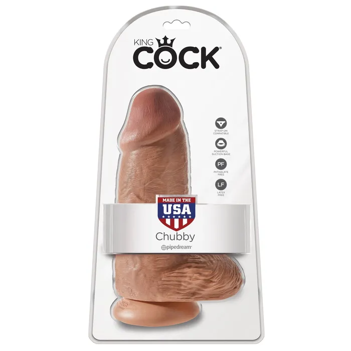 Pipedream Dildos King Cock Chubby Tan
