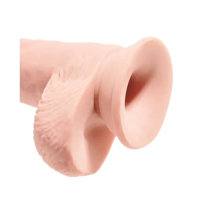 Pipedream Dildos King Cock Plus Triple Density 10 Inch Fat Cock With Balls Flesh