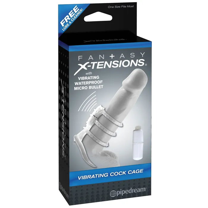 Pipedream Male Sex Toys Fantasy XTensions Vibrating Cock Cage