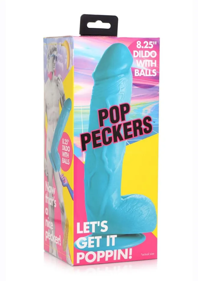 Pop Peckers Female Sex Toys Pop Peckers Dildo with Balls