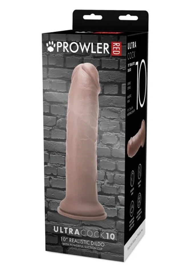 Prowler Red Ultra Cock Realistic Dildo Prowler Red Female Sex Toys