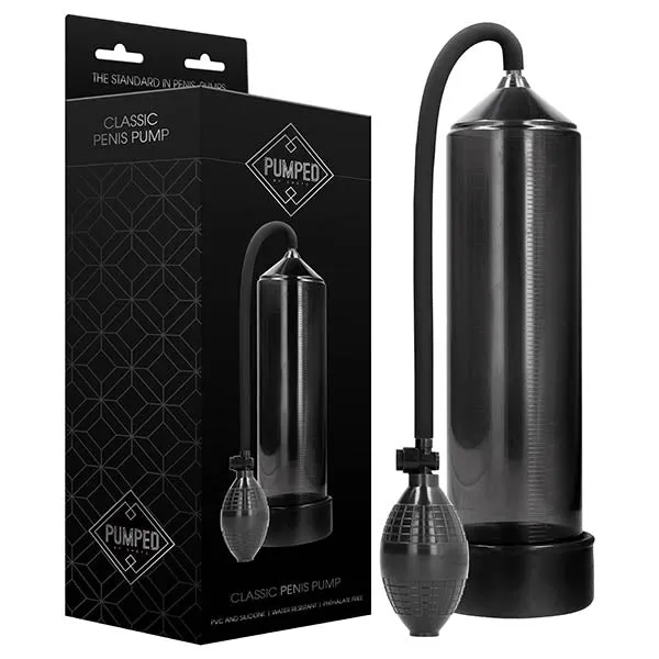 Pumped Classic Penis Pump Black Shots Toys Male Sex Toys
