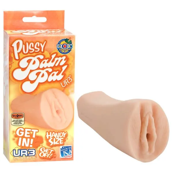 Pussy Palm Pal Flesh Vagina Stroker Doc Johnson Male Sex Toys