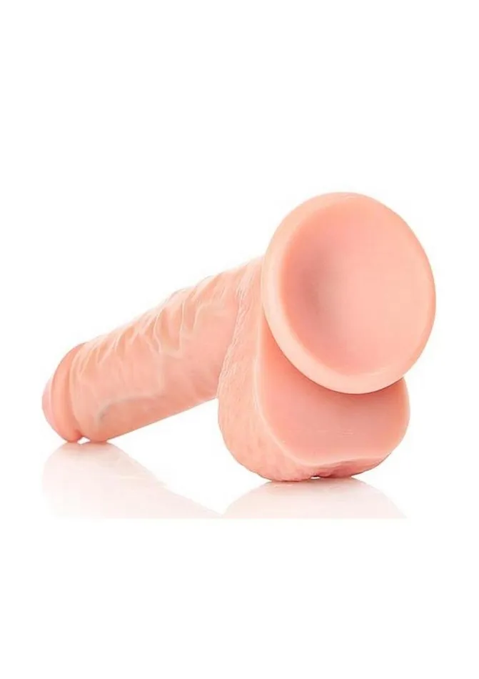 Realrock Straight Realistic Dildo with Balls and Suction Cup Real Rock Female Sex Toys