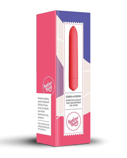 Rocksoff SugarBoo Coral Crush Vibrating Bullet Coral Female Sex Toys
