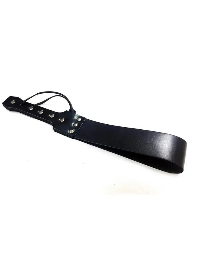 Rouge Restraints Rouge Folded Leather Paddle with Rivets Rouge Restraints Rouge Folded Leather Paddle with Rivets