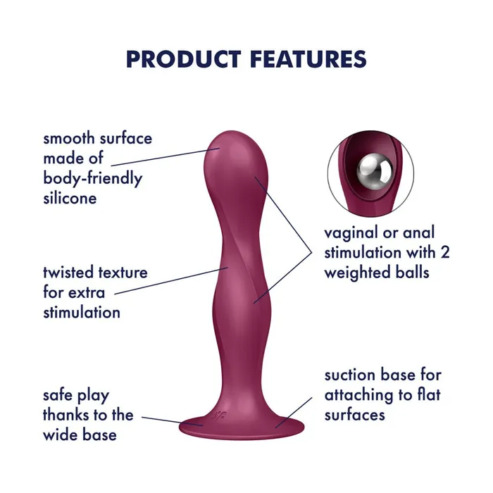 Satisfyer Double BallR Red Satisfyer Vibrators Satisfyer Double BallR Red Satisfyer Vibrators