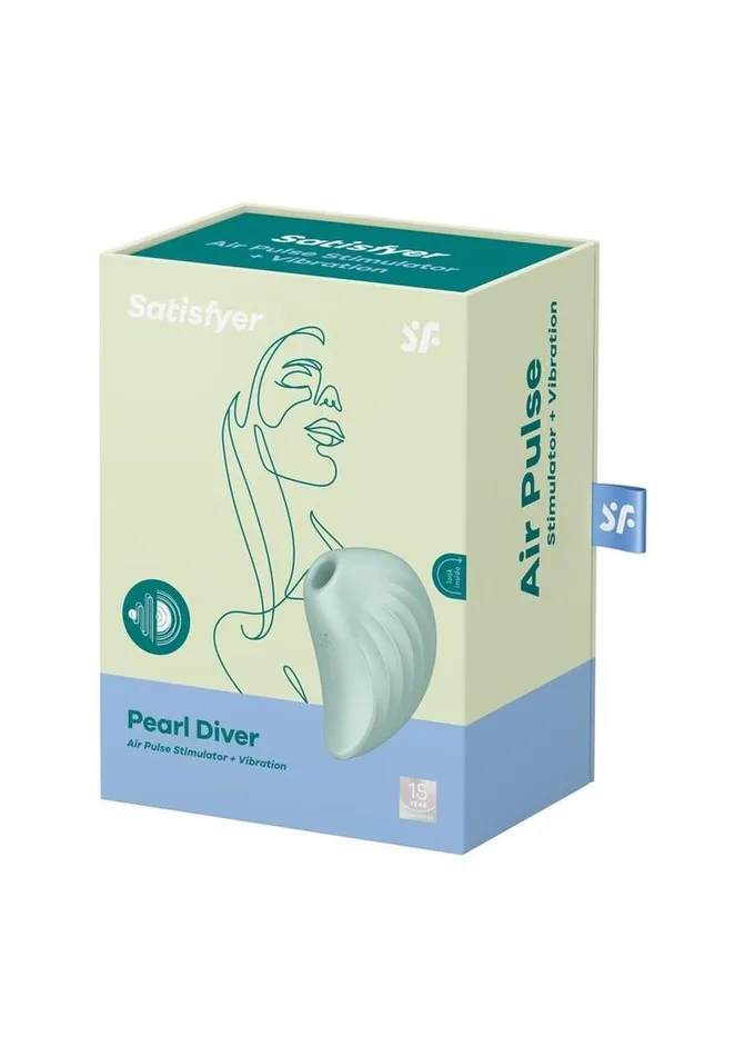 Satisfyer Female Sex Toys Satisfyer Pearl Diver Rechargeable Silicone Clitoral Stimulator