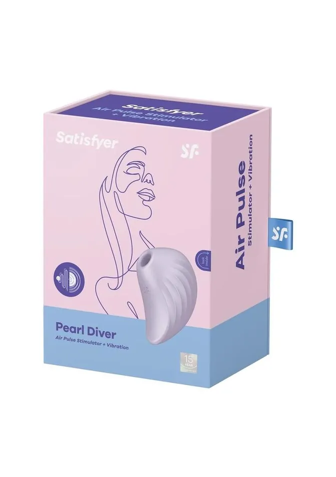 Satisfyer Female Sex Toys Satisfyer Pearl Diver Rechargeable Silicone Clitoral Stimulator