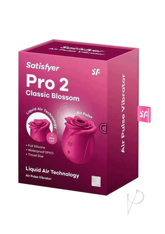 Satisfyer Pro 2 Classic Blossom Rechargeable Silicone Clitoral Stimulator Satisfyer Female Sex Toys