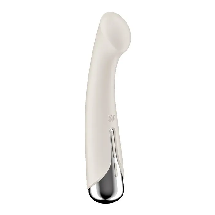 Satisfyer Vibrators Satisfyer Spinning GSpot 1 Beige 165 cm Rechargeable Rotating Vibrator Satisfyer Vibrators Satisfyer Spinning GSpot 1 Beige 165 cm Rechargeable Rotating Vibrator