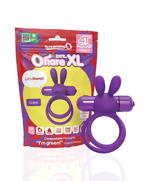 Screaming O 4T Ohare XL Grape Bushman Products Male Sex Toys