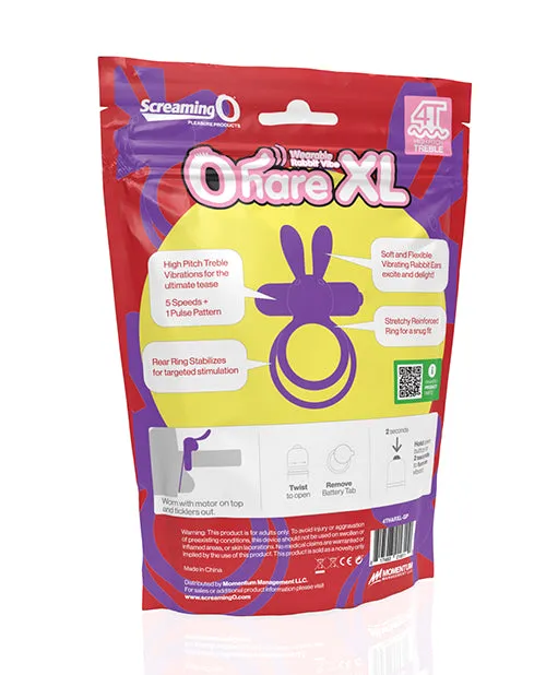 Screaming O 4T Ohare XL Grape Bushman Products Male Sex Toys