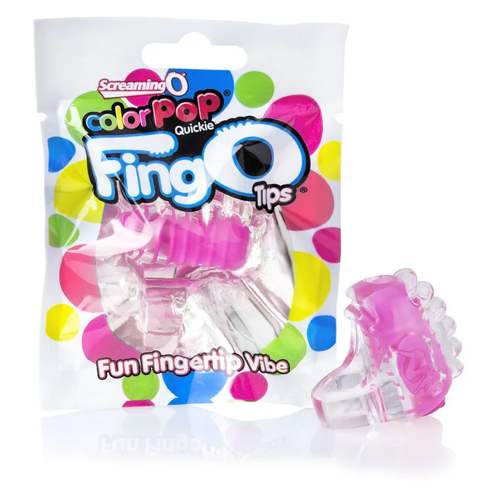Screaming O ColorPop FingO Tip Pink Screaming O Vibrators