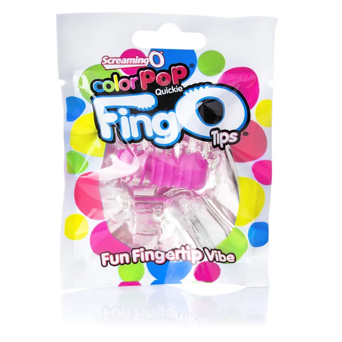 Screaming O ColorPop FingO Tip Pink Screaming O Vibrators