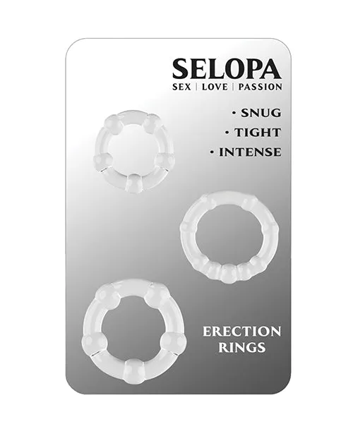Selopa Erection Rings Clear Evolved Novelties INC Anal