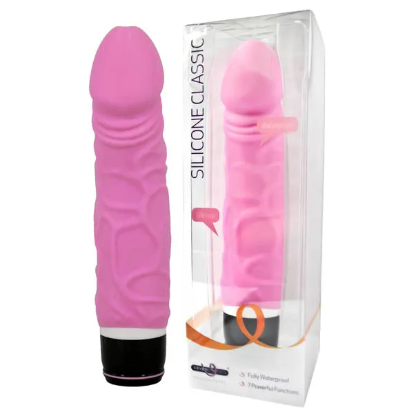 Seven Creations Silicone Classic Pink 17 cm 675 Vibrator Vibrators
