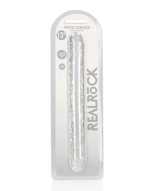 Shots America LLC Dildos Shots Realrock Crystal Clear 14 Double Dildo