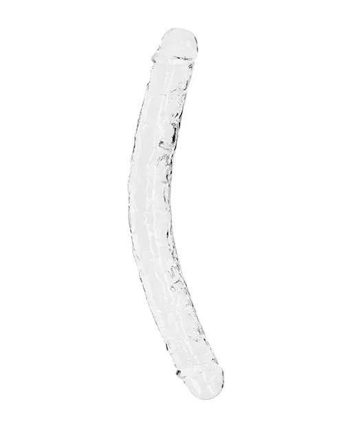 Shots America LLC Dildos Shots Realrock Crystal Clear 14 Double Dildo