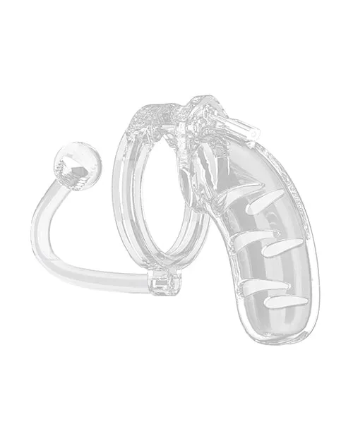 Shots America LLC Male Sex Toys Shots Man Cage 45 Cock Cage wPlug 11 Clear