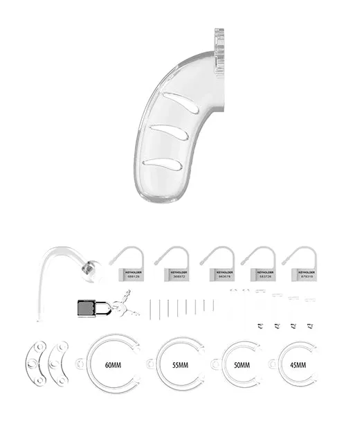 Shots America LLC Male Sex Toys Shots Man Cage 45 Cock Cage wPlug 11 Clear
