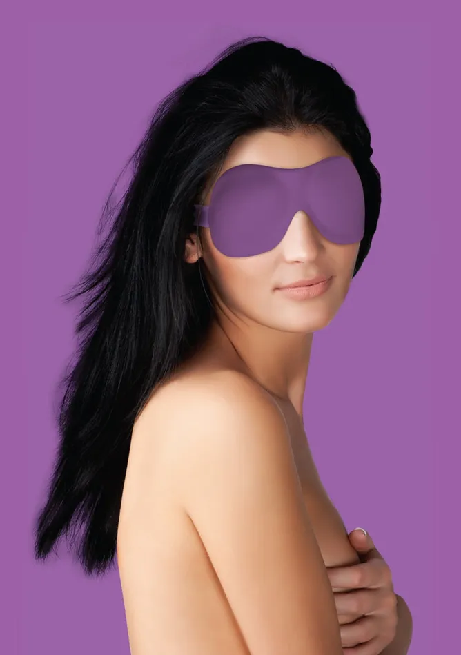 Shots Ouch Vibrators Curvy Eyemask Purple