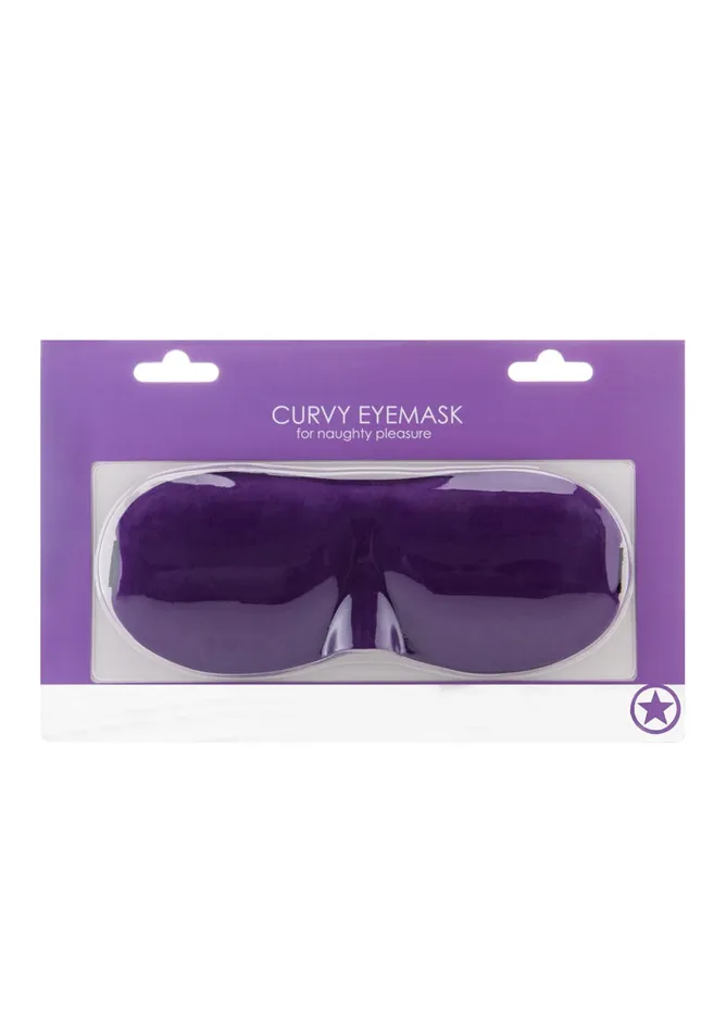 Shots Ouch Vibrators Curvy Eyemask Purple