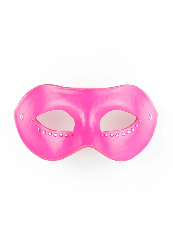 Shots Ouch Vibrators Diamond Mask Pink