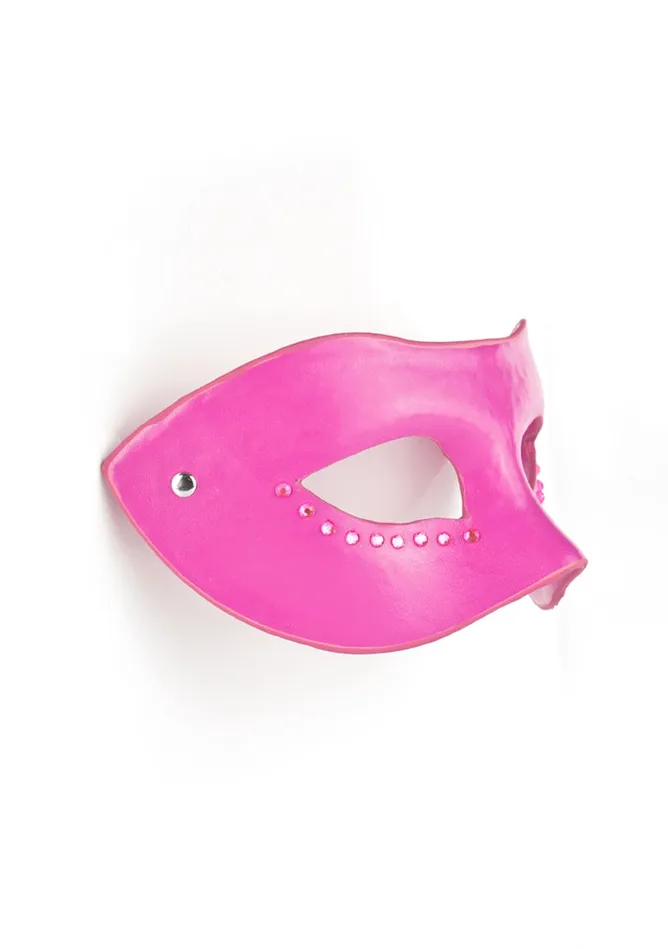 Shots Ouch Vibrators Diamond Mask Pink