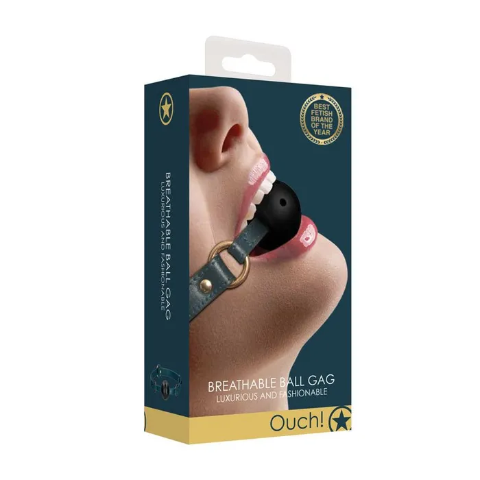 Shots Toys Couples OUCH Halo Green Breathable Ball Gag Shots Toys Couples OUCH Halo Green Breathable Ball Gag