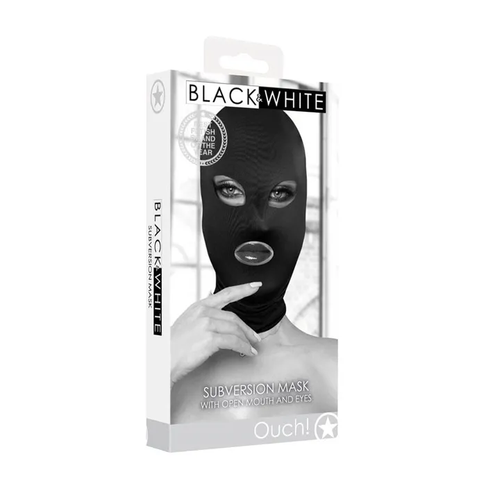 Shots Toys Couples OUCH Subversion Mask With Open Mouth