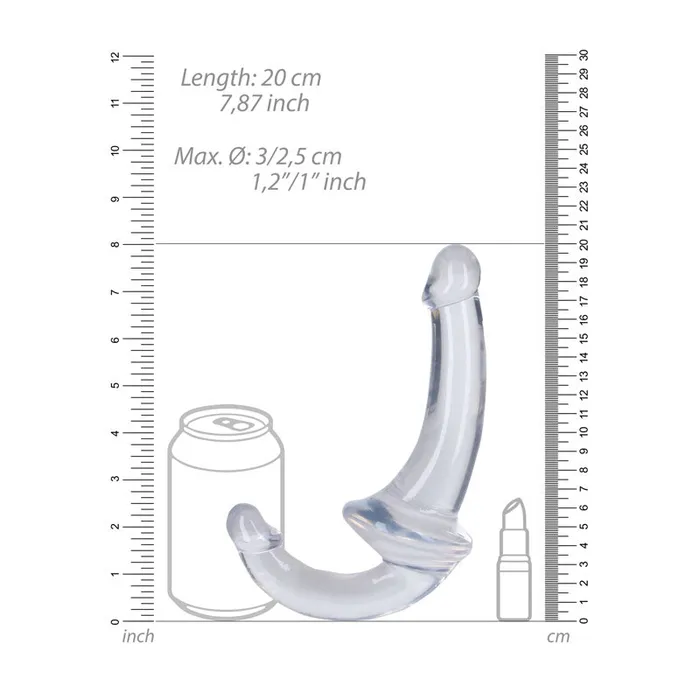 Shots Toys Female Sex Toys REALROCK 20 cm Strapless StrapOn Clear Clear Strapless StrapOn Shots Toys Female Sex Toys REALROCK 20 cm Strapless StrapOn Clear Clear Strapless StrapOn