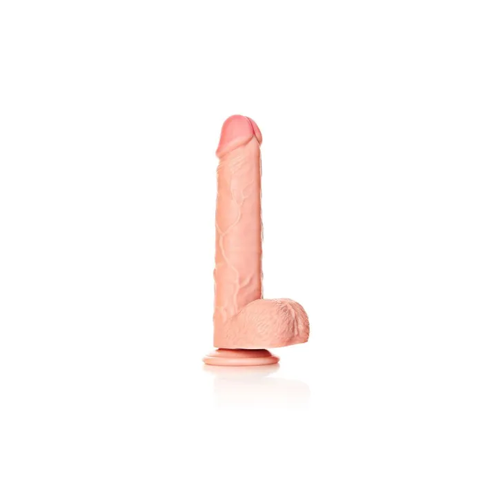 Shots Toys Female Sex Toys REALROCK Straight Realistic Dildo with Balls 23 cm Flesh Shots Toys Female Sex Toys REALROCK Straight Realistic Dildo with Balls 23 cm Flesh