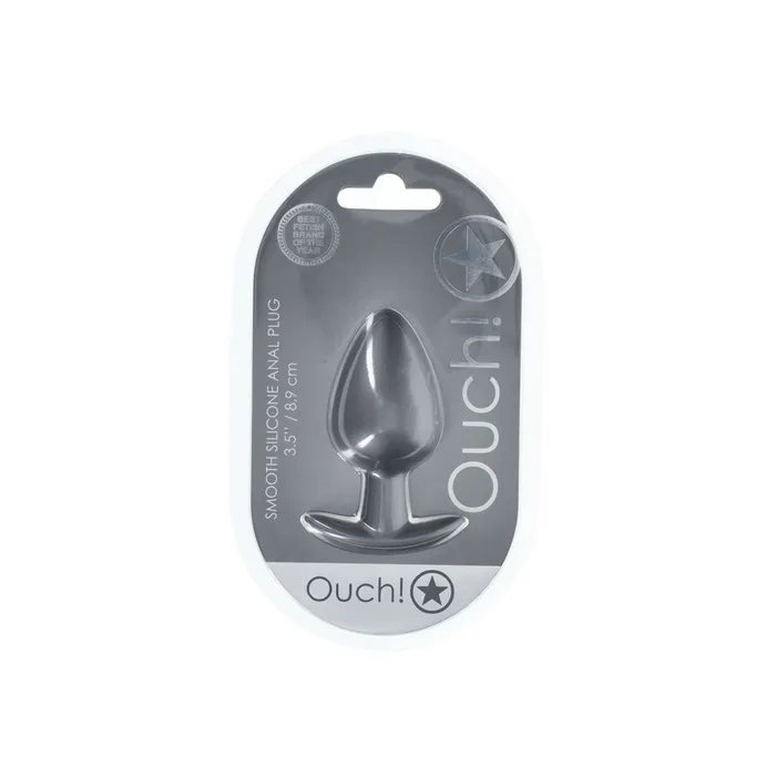 Shots Toys OUCH Anal Plug Gun Metal Grey 89 cm Large Butt Plug Anal Shots Toys OUCH Anal Plug Gun Metal Grey 89 cm Large Butt Plug Anal