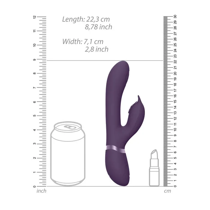 Shots Toys Vibrators VIVE Aimi Purple 223 cm USB Rechargeable Rabbit Vibrator Shots Toys Vibrators VIVE Aimi Purple 223 cm USB Rechargeable Rabbit Vibrator