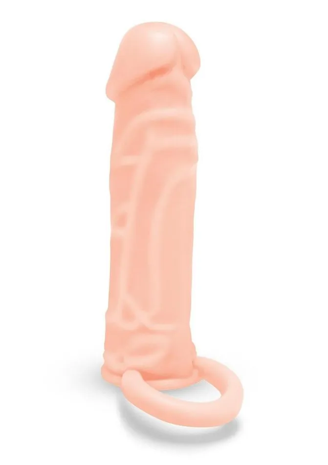 Size Up Male Sex Toys Size Up Silicone Realistic Penis Extender with Ball Loop Size Up Male Sex Toys Size Up Silicone Realistic Penis Extender with Ball Loop